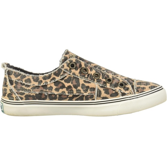 Blowfish Leopard Print Canvas Sneakers - Picture 6 of 7